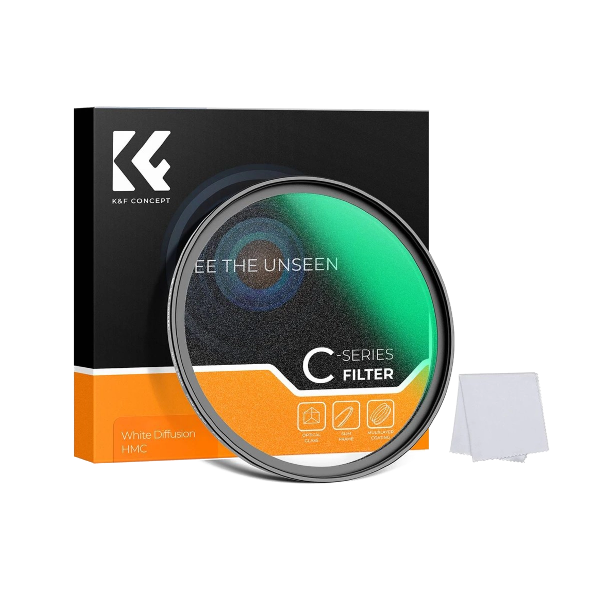 

Светофильтр диффузионный 77 мм K&F Concept Nano-C White Diffusion (KF01.2427), Nano-C White Diffusion