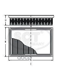 

Воздушный Фильтр Bmw F10/F11/F25 10- SCT арт. SB2268