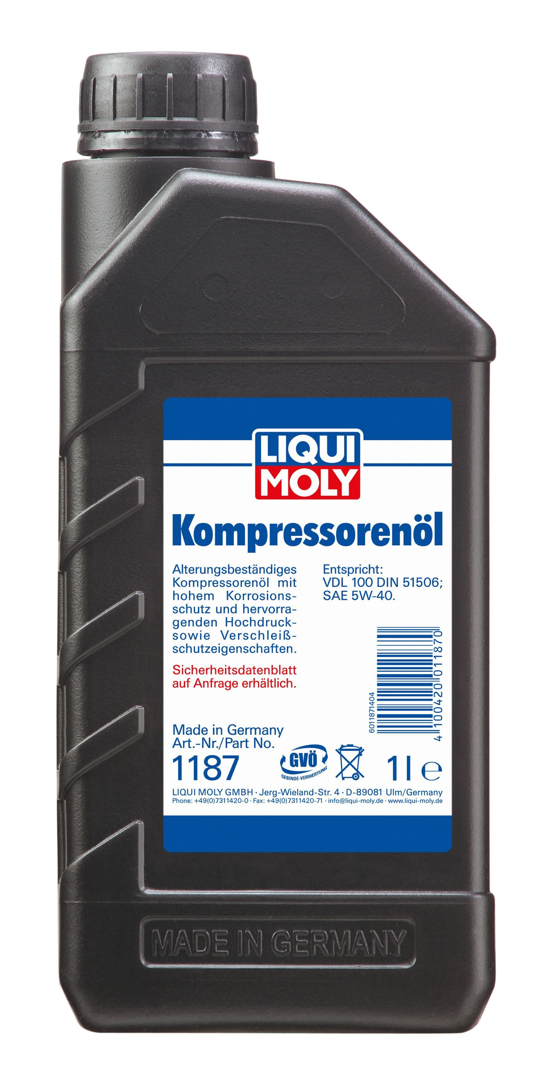 LIQUI MOLY Масло компрессорное HC-синтетическое 1L 1187 2550₽