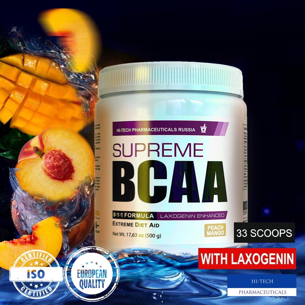 Аминокислоты SUPREME BCAA 8:1:1, со вкусом Персик, 500 г