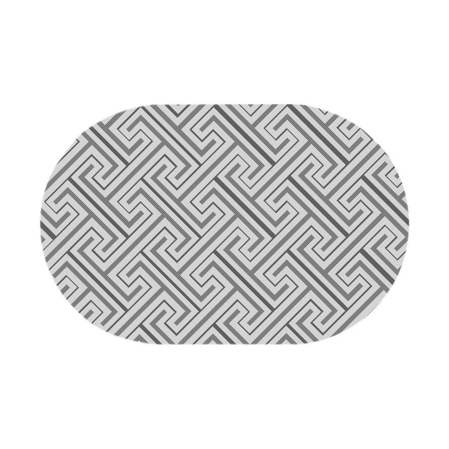 Циновка Люберецкие ковры Эко 200x100 см серый