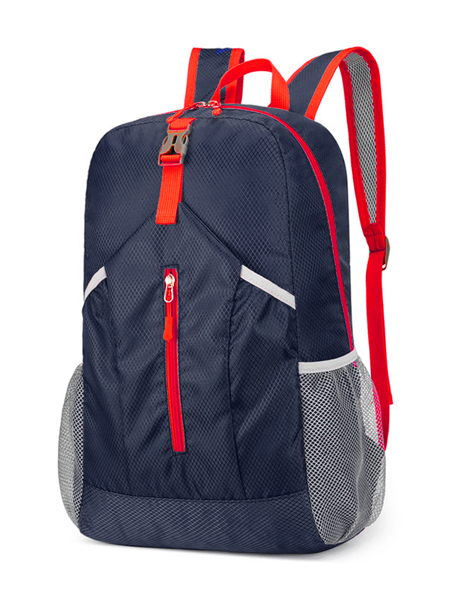 Рюкзак URM М-D01800, водонепроницаемый 24 л, синий с рыжим