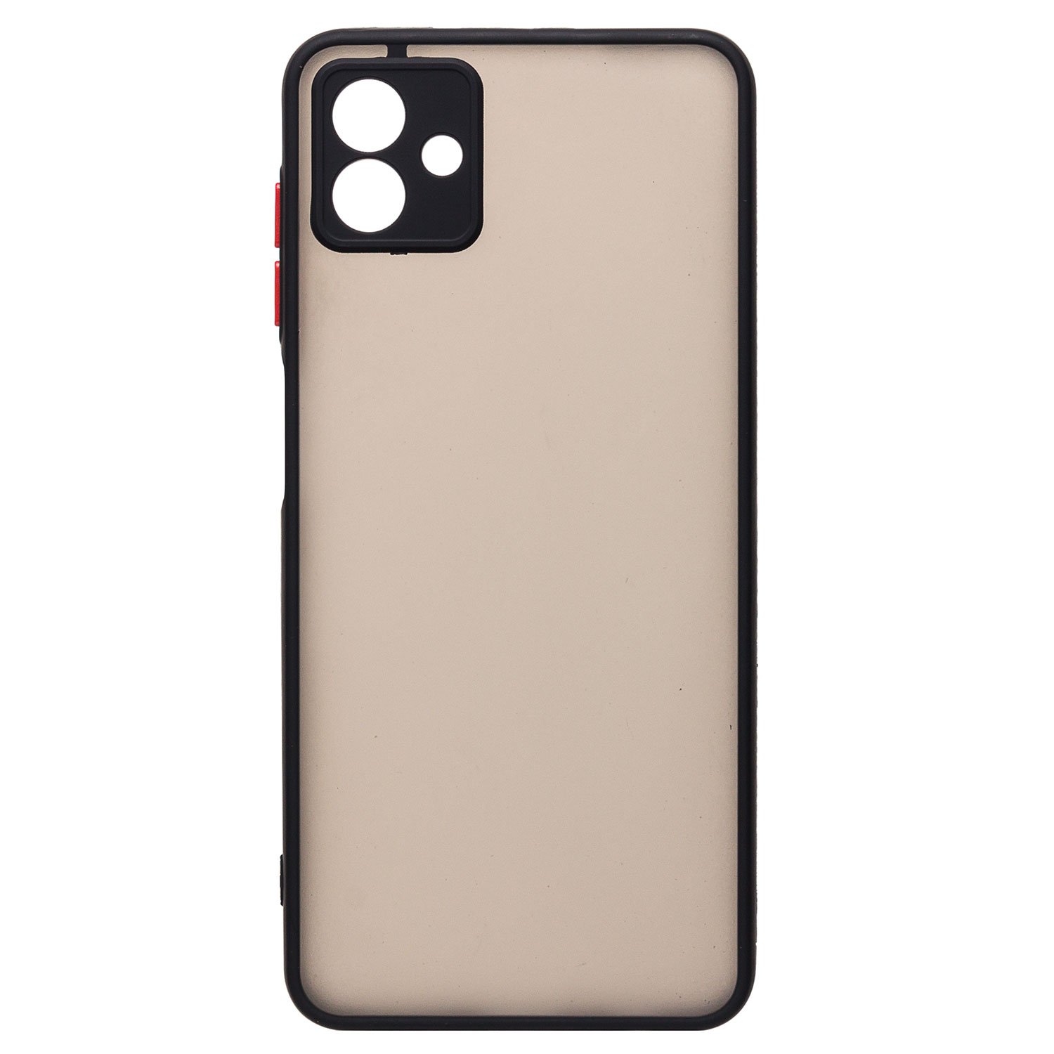 

Чехол Samsung SM-A045F (Galaxy A04) пластиковый с окантовкой <черный>