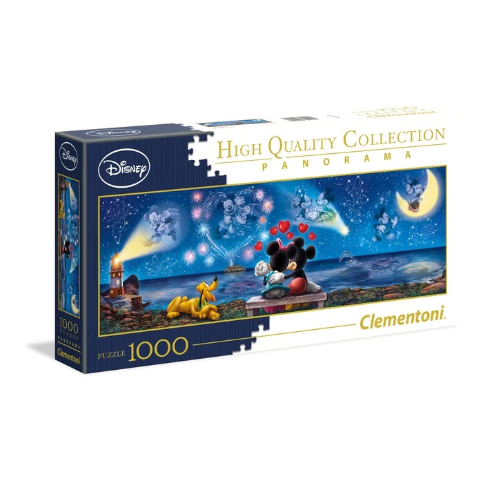 

Пазл Clementoni 1000 Панорама Микки и Минни Disney, арт 39449
