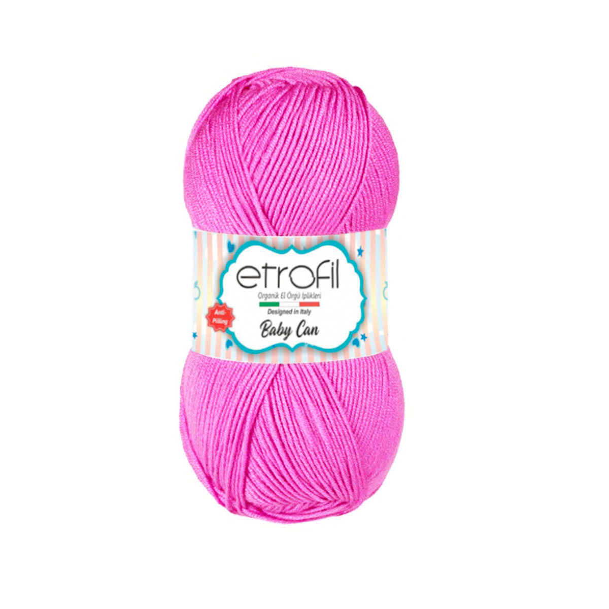 

Пряжа Etrofil Baby Can 100г, 250м (антипиллинговый акрил) (80006 сиреневый), 5 мотков, BABY CAN