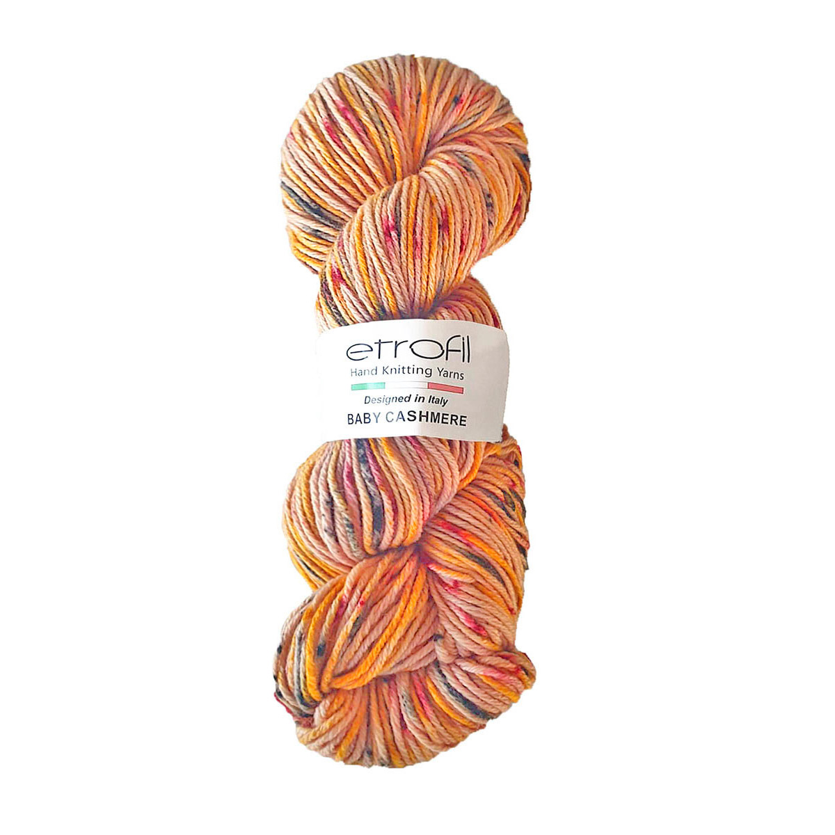 

Пряжа Etrofil Baby Cashmere, 100г, 225м (кашемир) (EL115 горчичный, чёрный), 5 мотков, Оранжевый, BABY CASHMERE