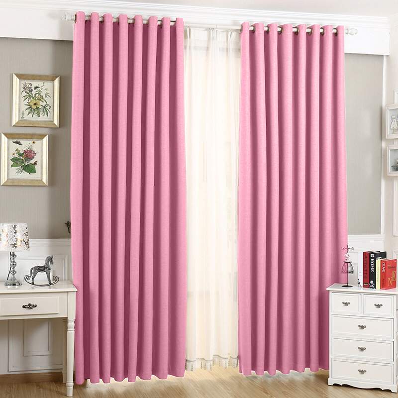 

Шторы Глубокое Озеро БК-Л-11 блэкаут на люверсах 150X270 розовый 2 шт, БК-Л-11