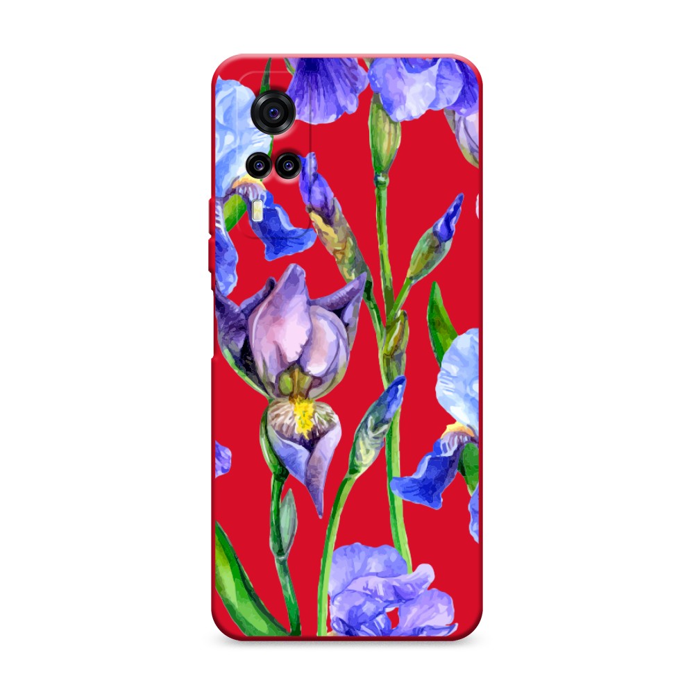 

Чехол Awog на Vivo Y31/Y53s 4G "Синие ирисы"
