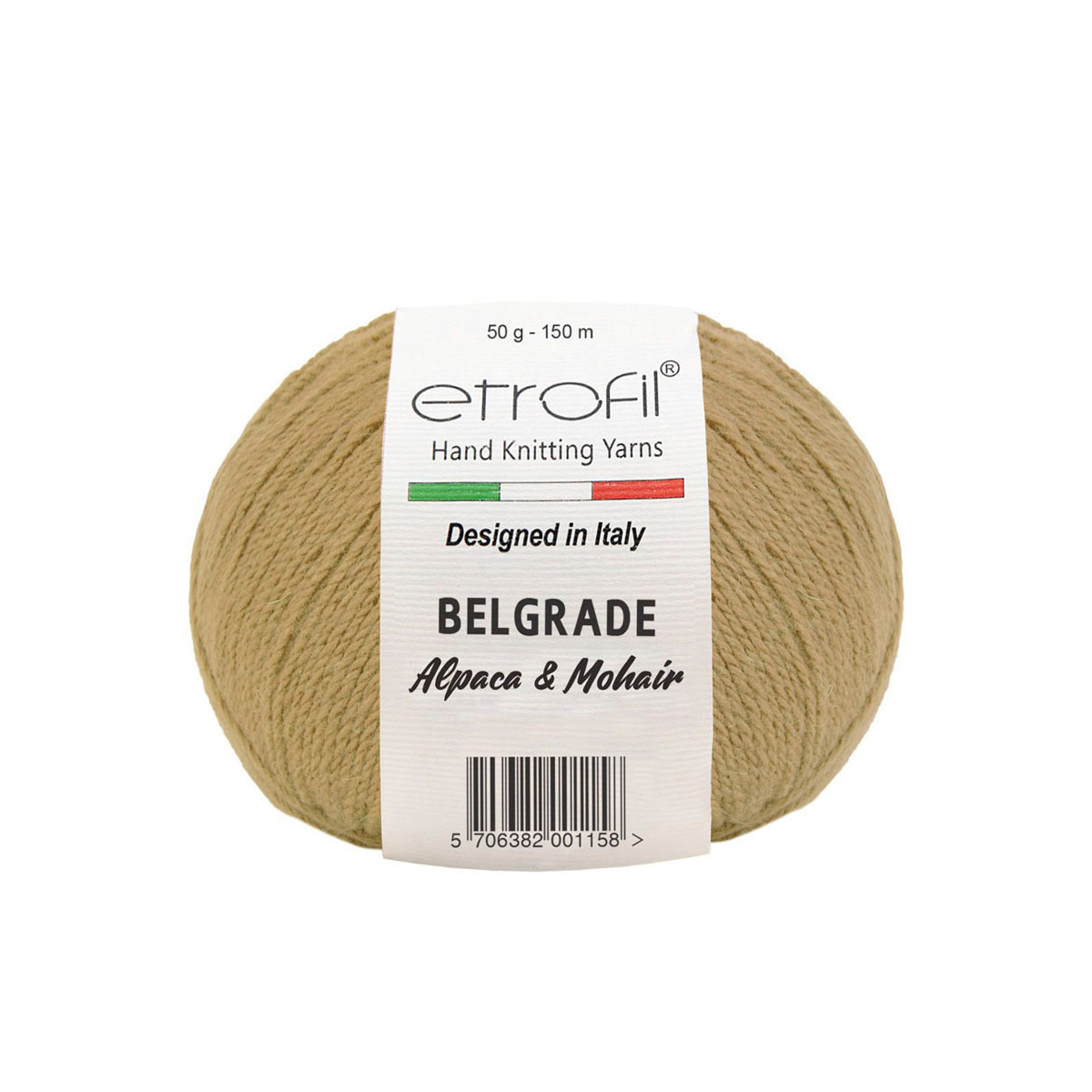 

Пряжа Etrofil Belgrade 50г, 125м (кид мохер, беби альпака) (BL1027 бежевый), 10 мотков, BELGRADE