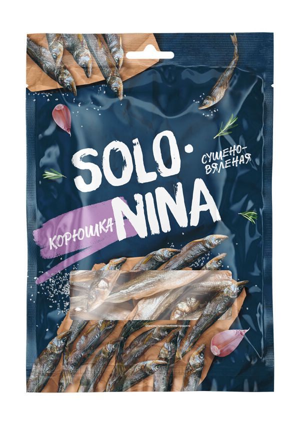 Корюшка Solo Nina Европейская сушеная 40 г