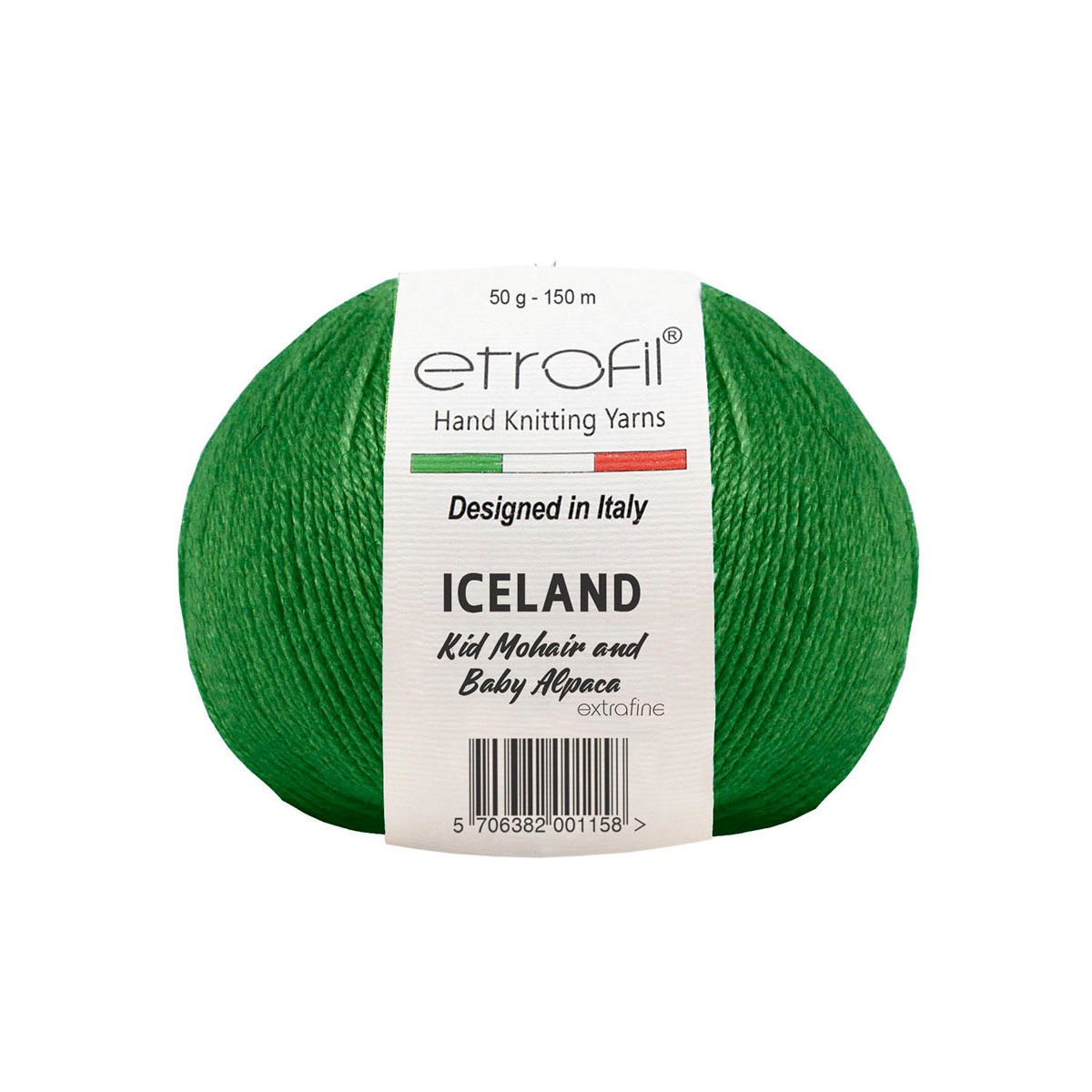 

Пряжа Etrofil Iceland 50г, 250м (кид мохер, беби альпака) (70419 зелёный), 10 мотков, Зеленый, ICELAND