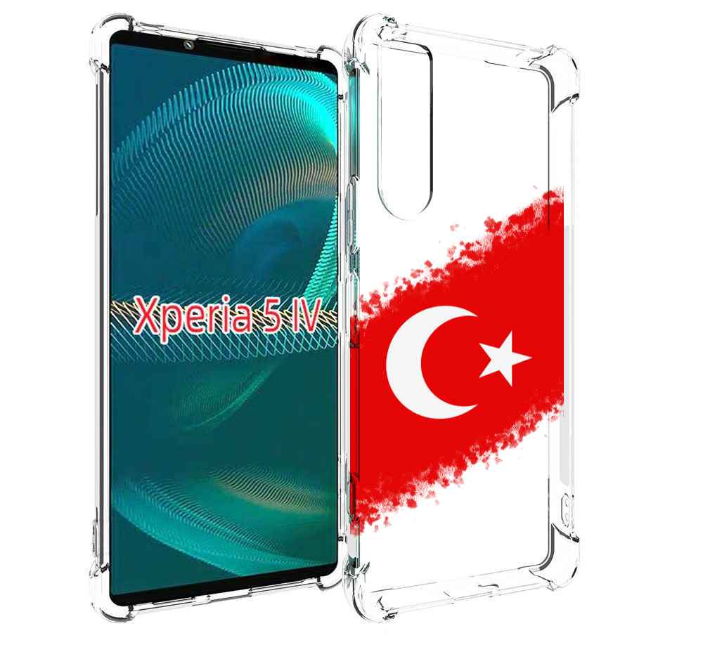

Чехол MyPads флаг Турции для Sony Xperia 5 IV (5-4), Прозрачный, Tocco