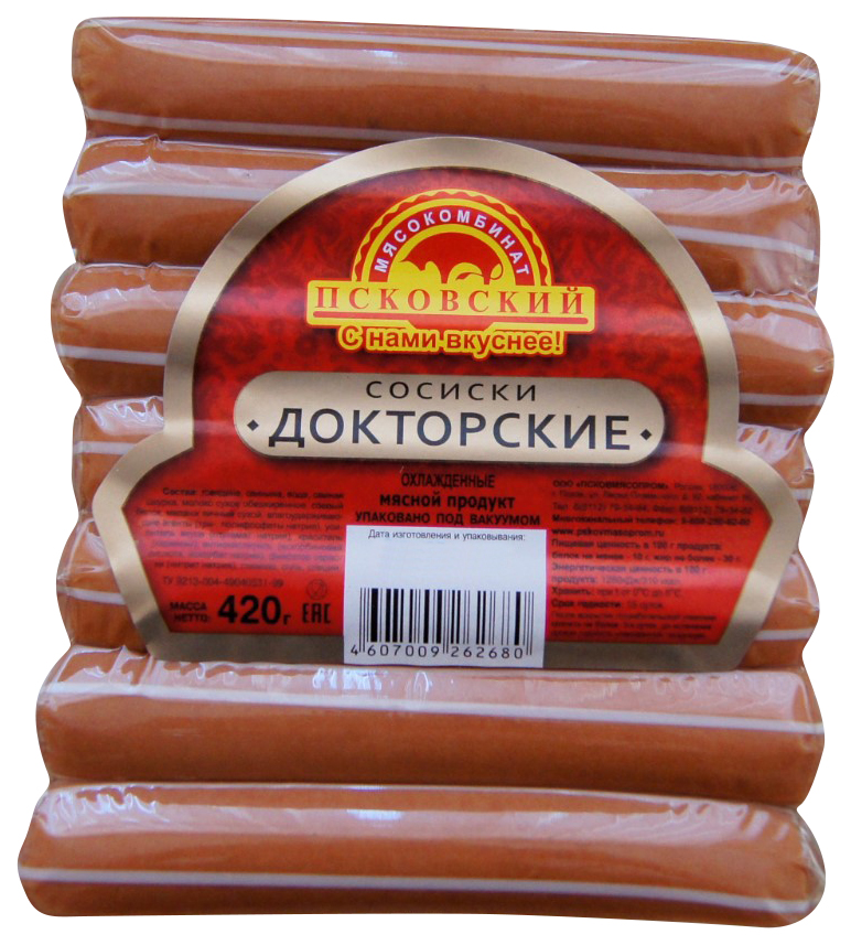 

Сосиски МК Псковский Докторские 360 г