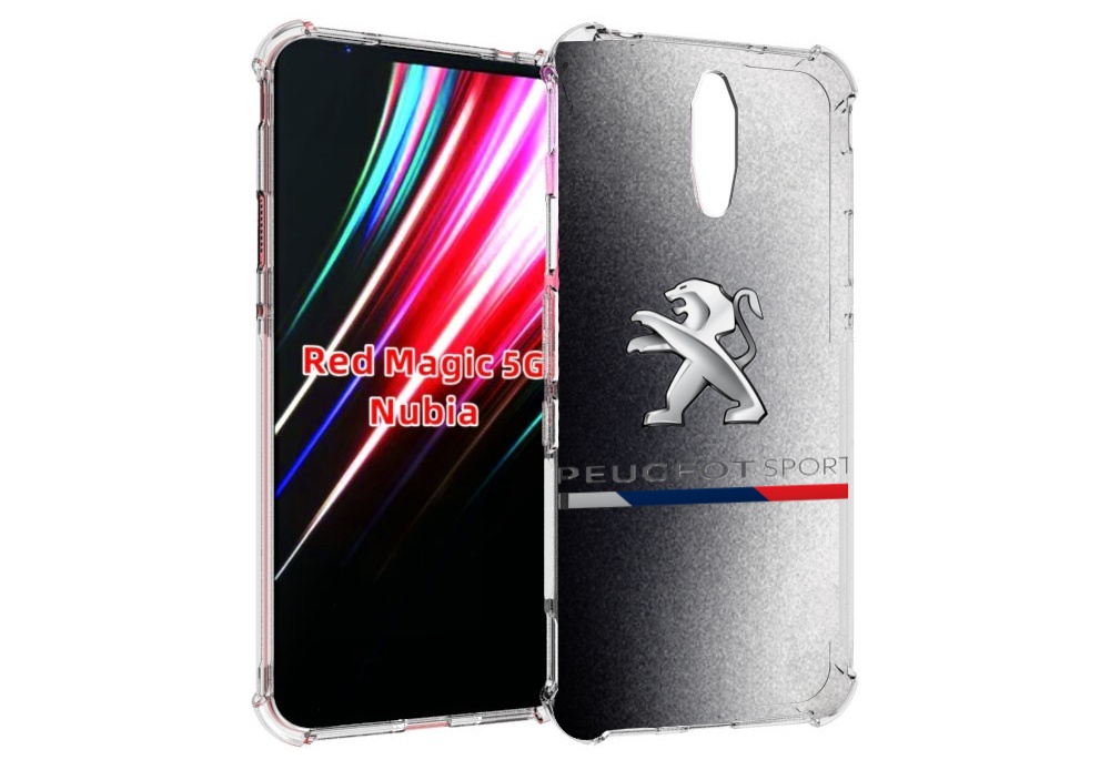 

Чехол MyPads пежо-peugeot-1 для ZTE Nubia Red Magic 1 5G, Прозрачный, Tocco