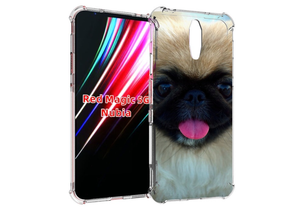 

Чехол MyPads пекинез для ZTE Nubia Red Magic 1 5G, Прозрачный, Tocco