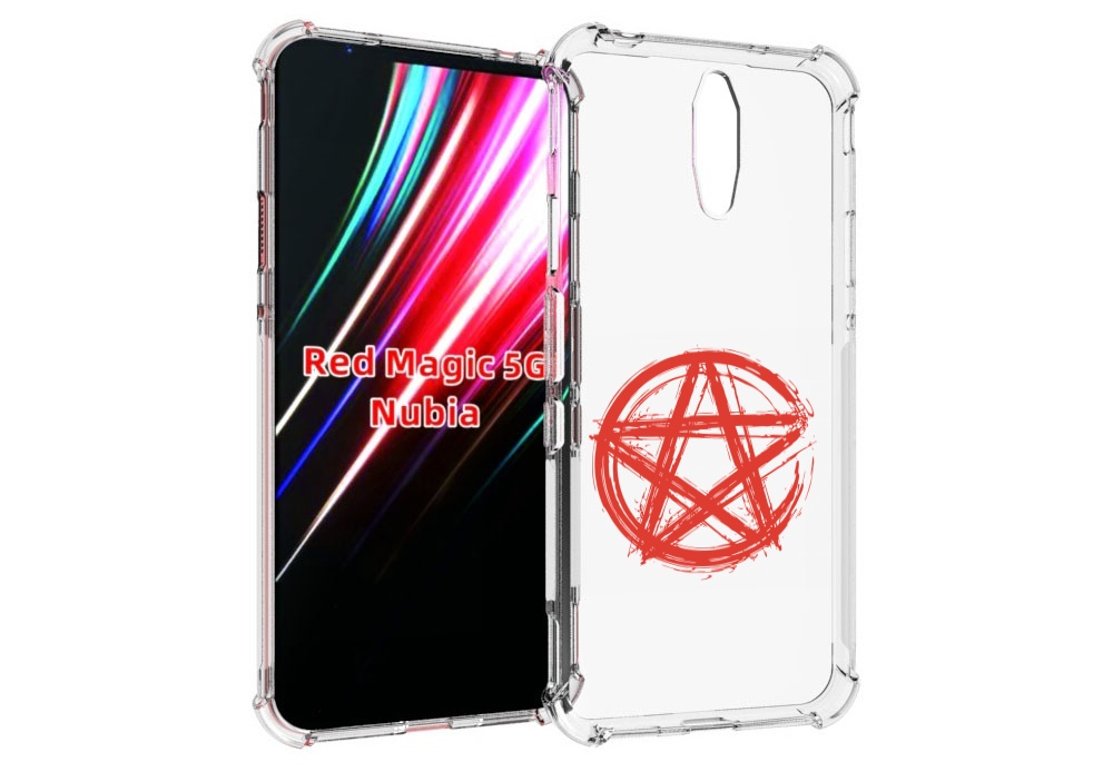 Чехол MyPads пентаграмма для ZTE Nubia Red Magic 1 5G