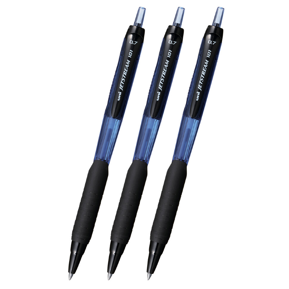 

Набор ручек шариковых UNI Mitsubishi Pencil SXN-101-07-Blue-SET, синяя, 0,7 мм, 3 шт.