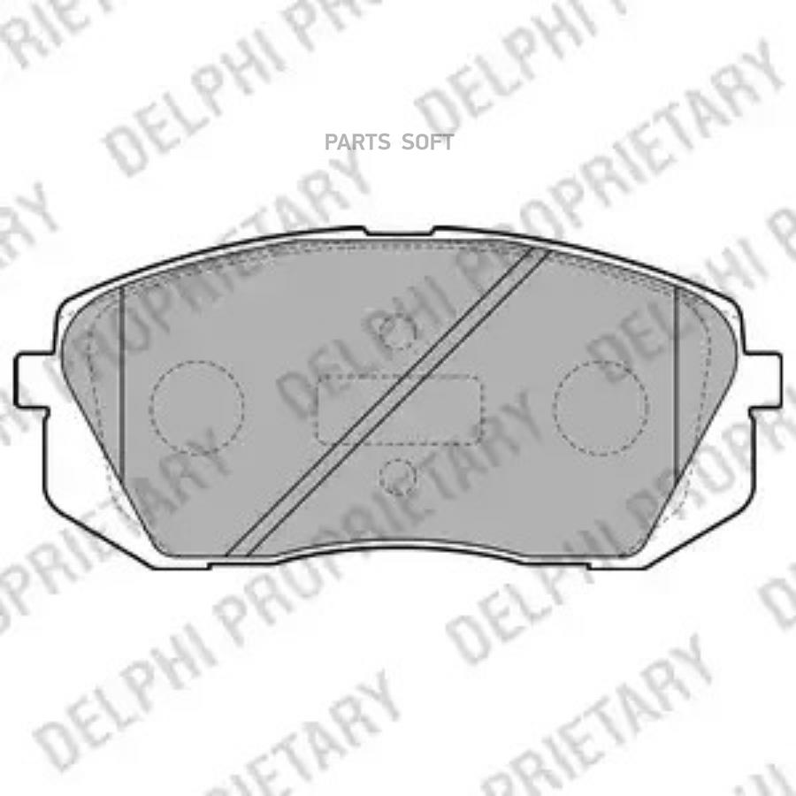 

Колодки торм.пер. KIA Carens III 2.0 CRDi/CVVT 09/06-> DELPHI