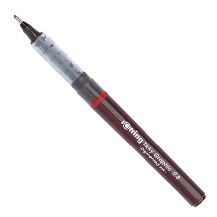 Набор ручек для черчения rotring Tikky Graphic 0.2, 0.4, 0.8 мм, блистер