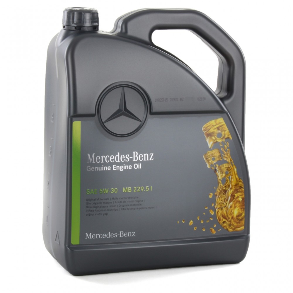 фото Mercedes-benz масло моторное синтетическое 5w30 229.51 5л