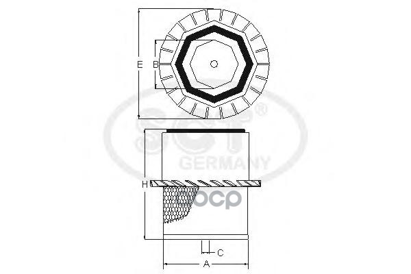 

Воздушный Фильтр Sb289 HyundaiGalloper. Mitsubishi L300 86- SCT арт. SB 289