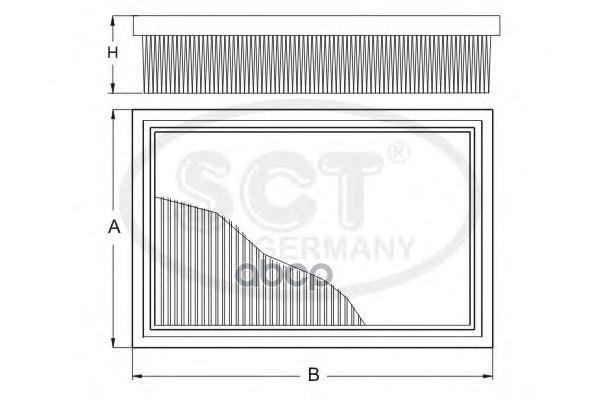 

Воздушный Фильтр Sb3248 Skoda Octavia. Vw Golf Iv 00- SCT арт. SB3248