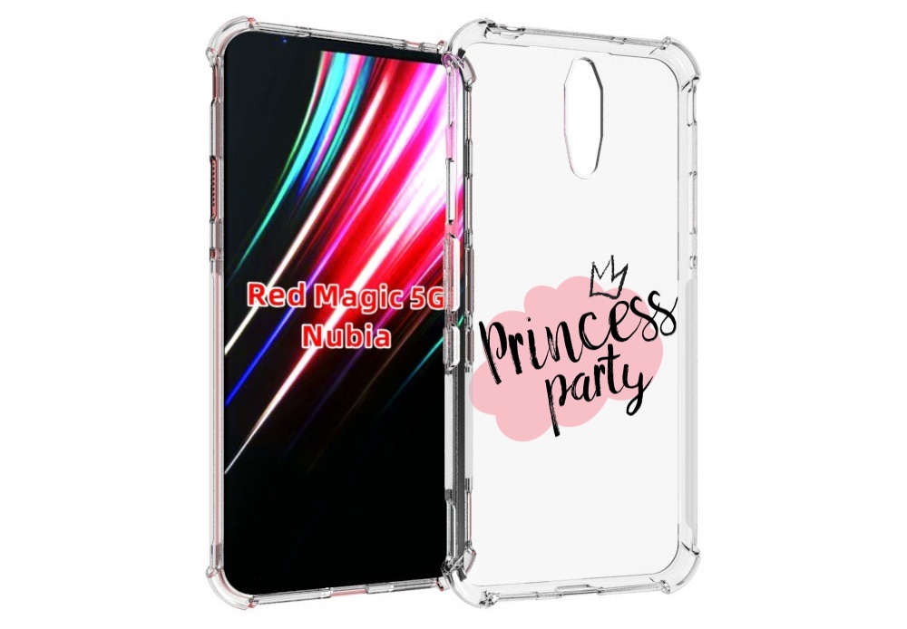 

Чехол MyPads принцессная-вечеринка для ZTE Nubia Red Magic 1 5G, Прозрачный, Tocco