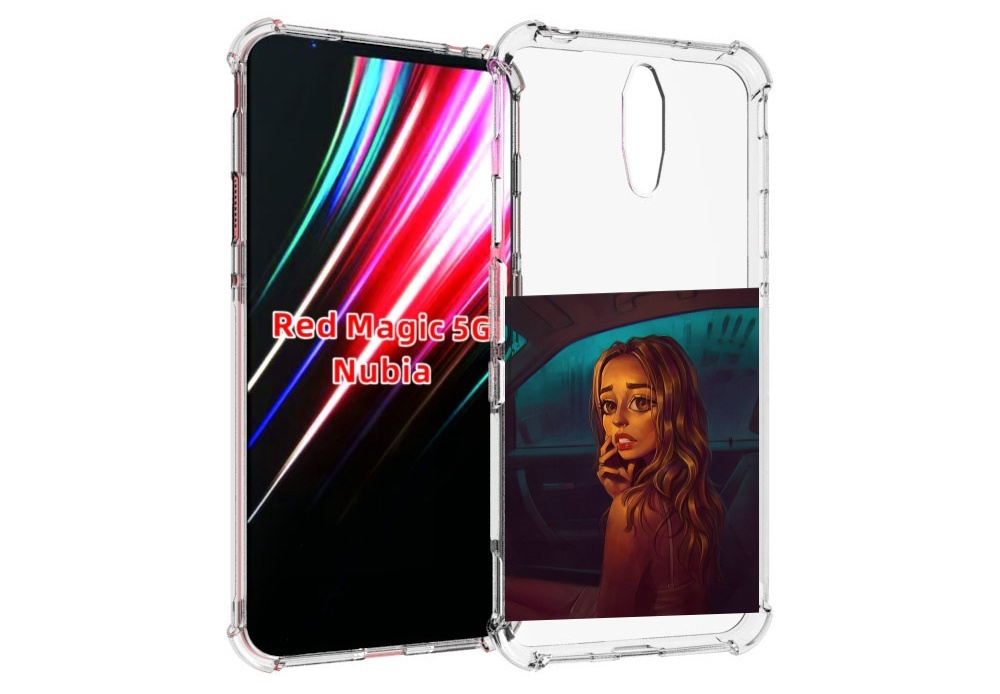 

Чехол MyPads пуп-невесты женский для ZTE Nubia Red Magic 1 5G, Прозрачный, Tocco
