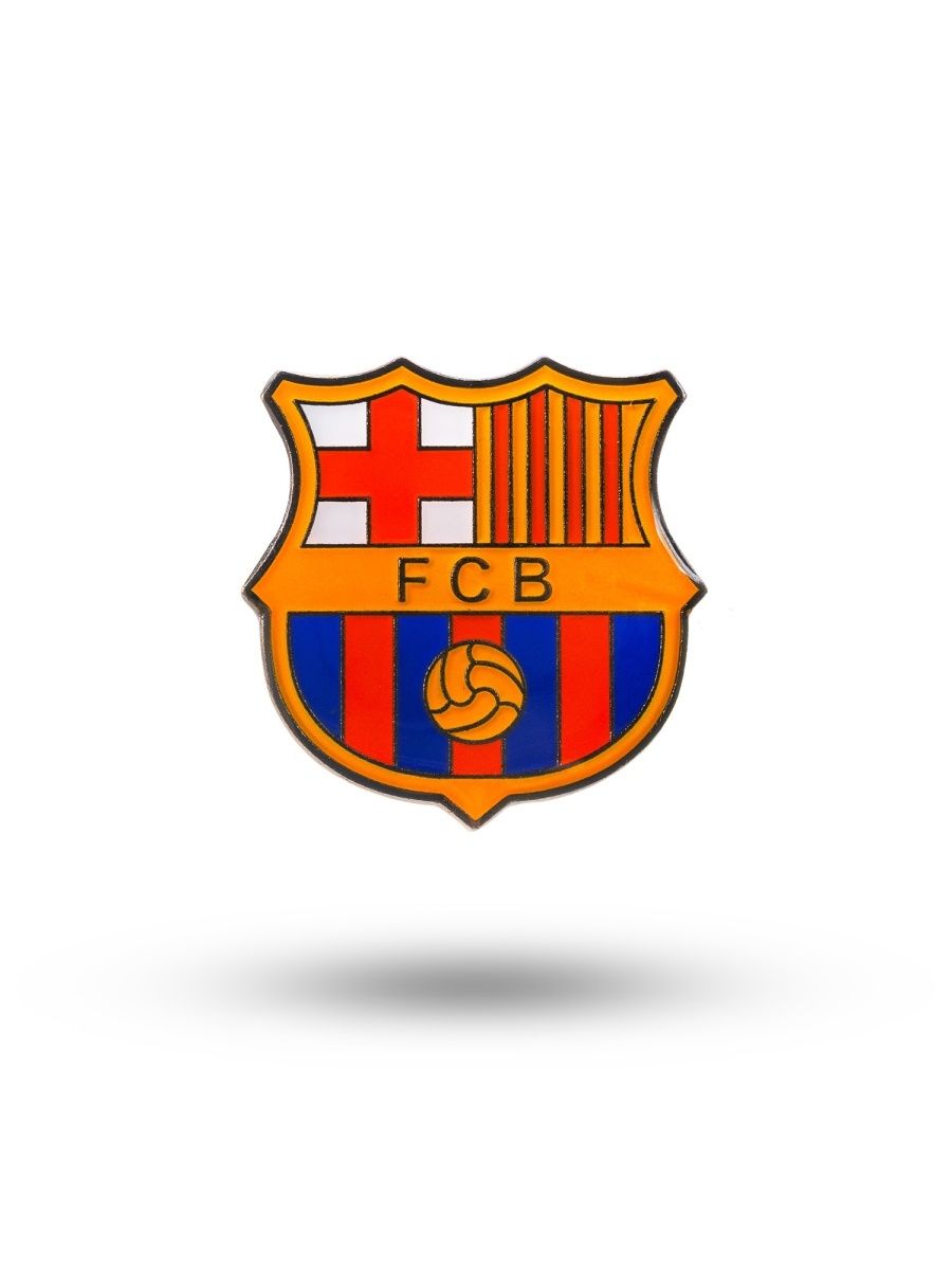 Значок Fan Lab ФК Барселона разноцветный