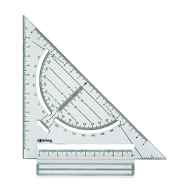 фото Rotring угольник подвижный rotring пластик