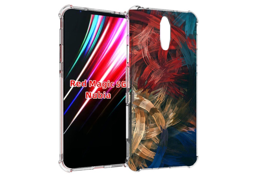 

Чехол MyPads раскрашенная медь для ZTE Nubia Red Magic 1 5G, Прозрачный, Tocco