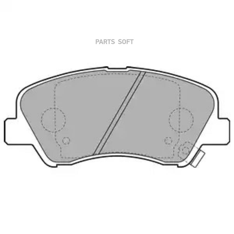 

Колодки торм.пер. HYUNDAI Solaris 1.4/1.6 10-> DELPHI