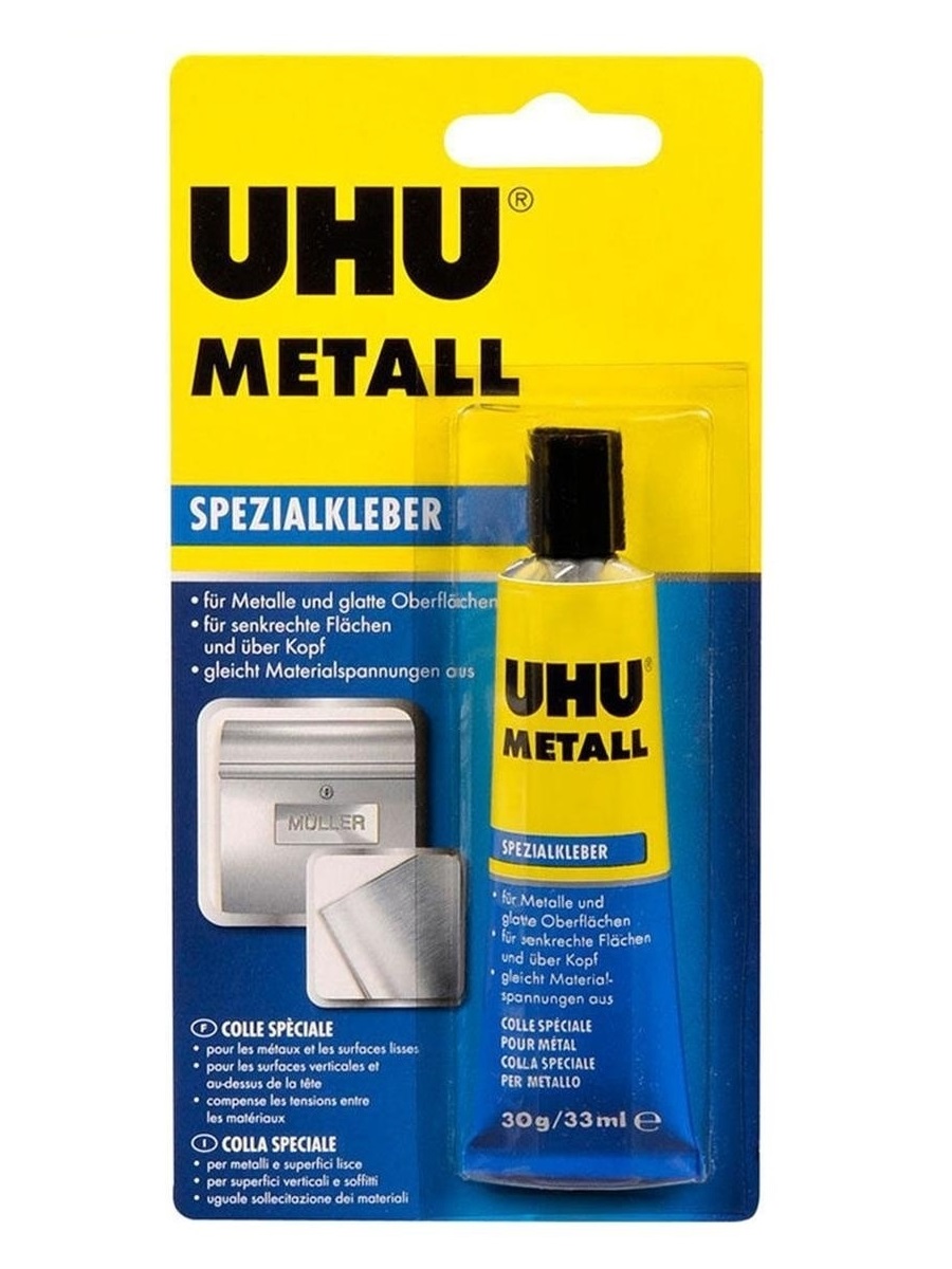 Клей контактный для металлов UHU Metall, 30г