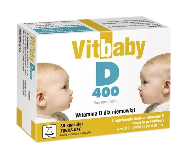 Купить Детский витамин D3 Salvum Vitbaby 400 ME капсулы 30 шт.