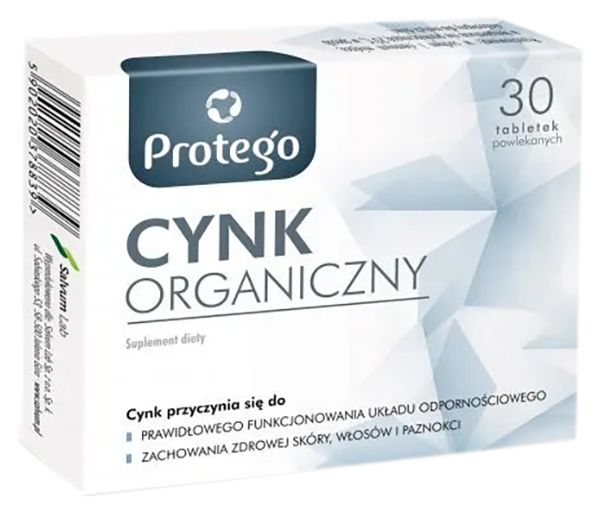 Купить Цинк Protego Salvum органический таблетки 15 мг 30 шт.