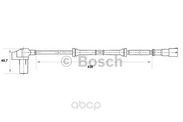 

Датчик Вращения Колеса [Abs] Пер. Bosch 0265006383