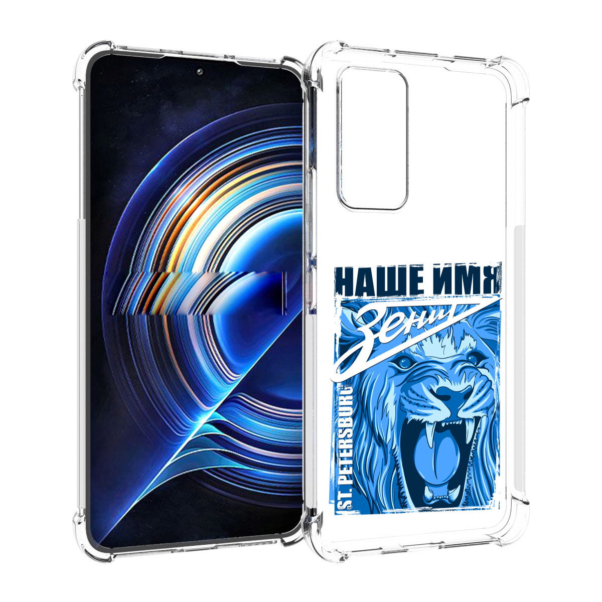 

Чехол MyPads ФК наше имя зенит для Tecno Camon 19 Neo, Прозрачный, Tocco