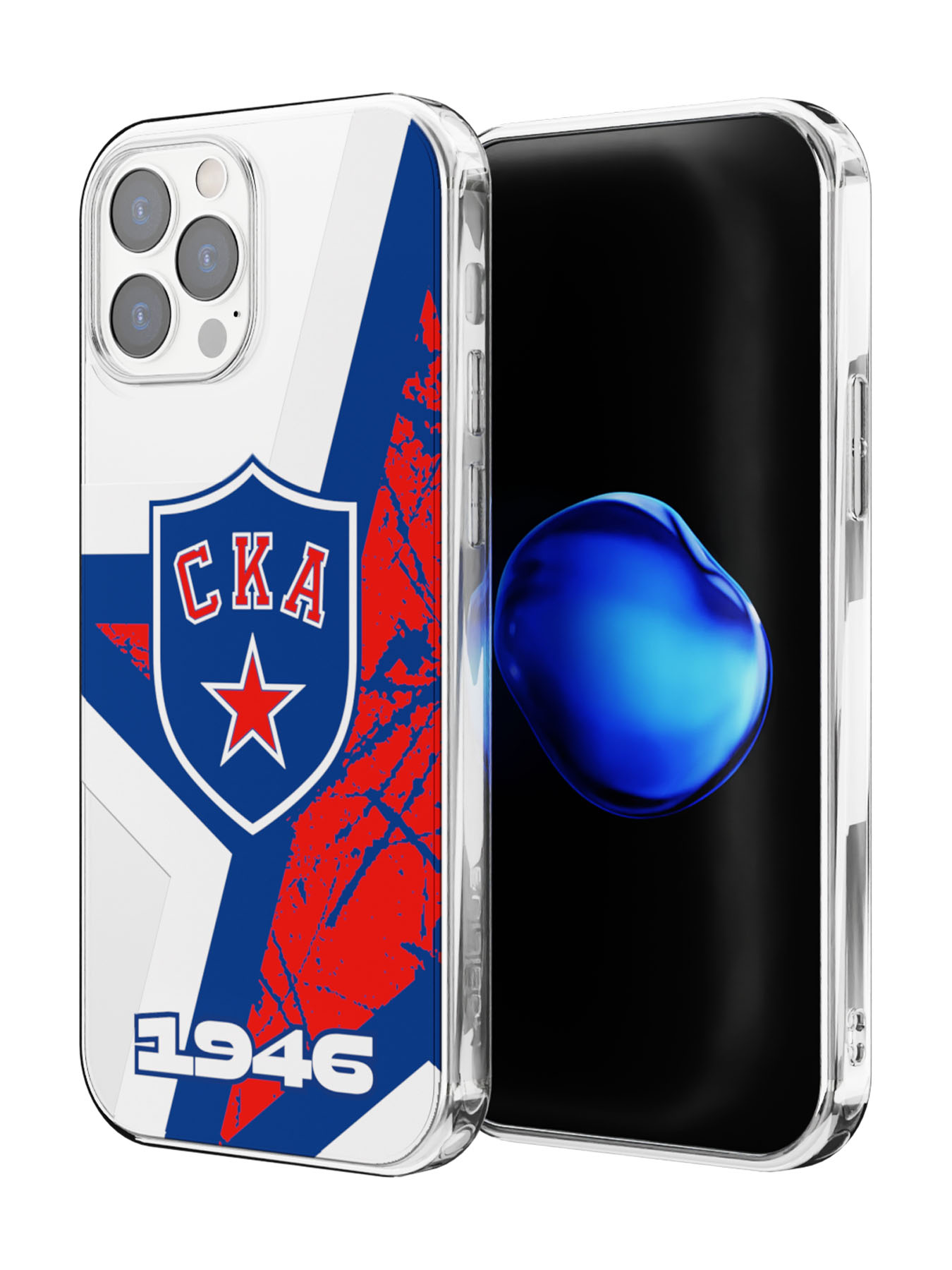 Чехол Mcover для iPhone 12 Pro Max, противоударный, СКА: Эмблема клуба ver.2