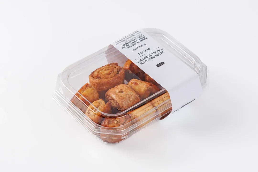

Печенье ВкусВилл Улитки сдобное с орехами 105 г