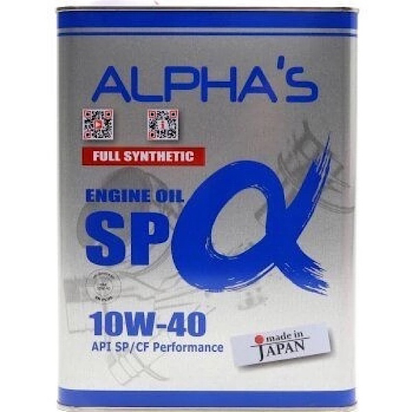 

Моторное масло Alphas SP CF синтетическое 10w40 4л