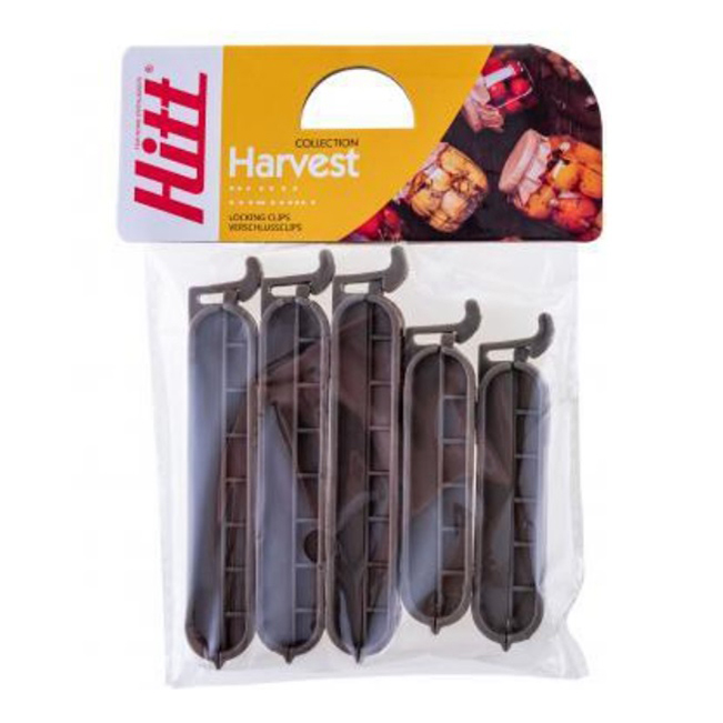 

Зажимы кухонные для пакетов Hitt Нarvest 5 шт