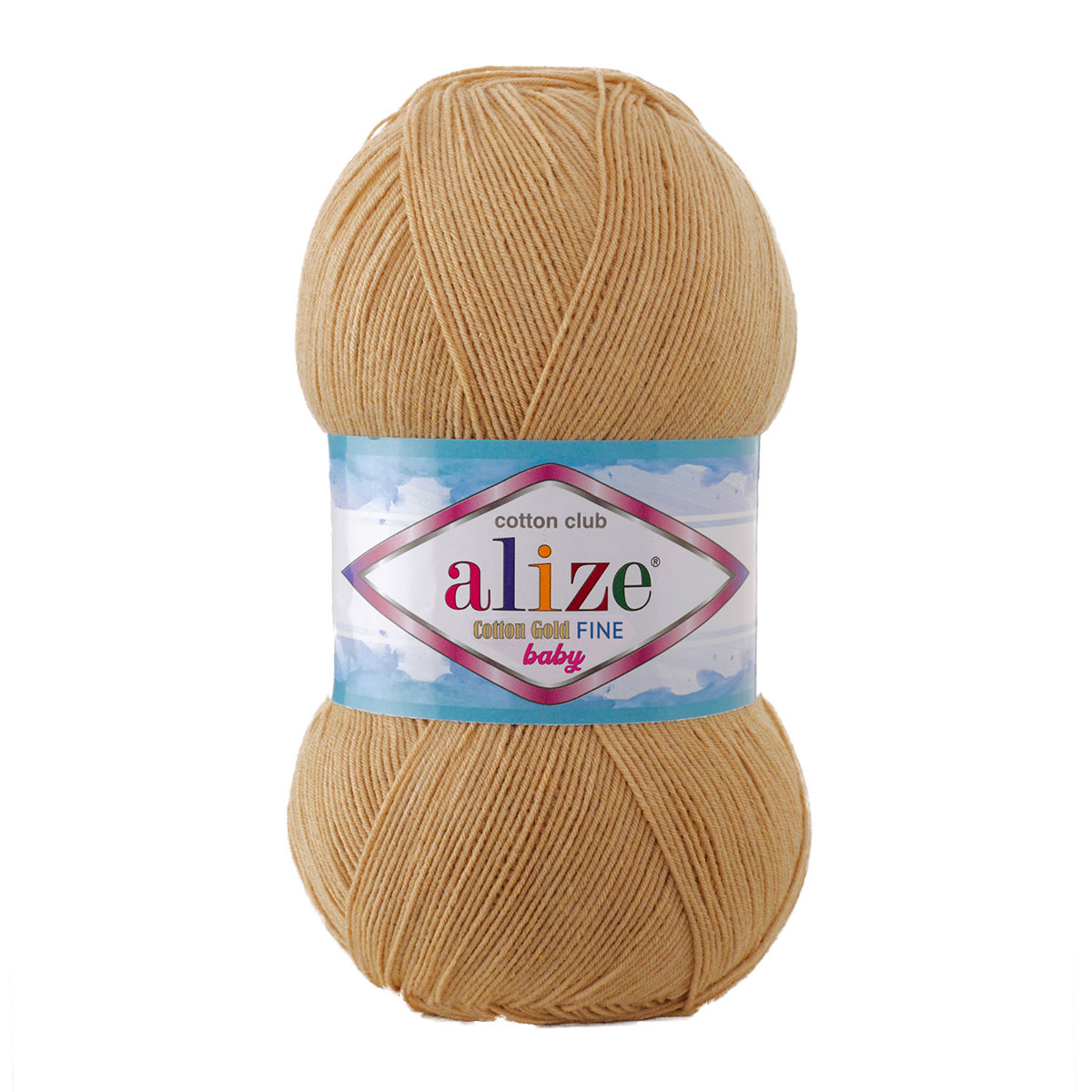 фото Пряжа alize 7733813_00004 cotton gold fine baby 262 бежевый