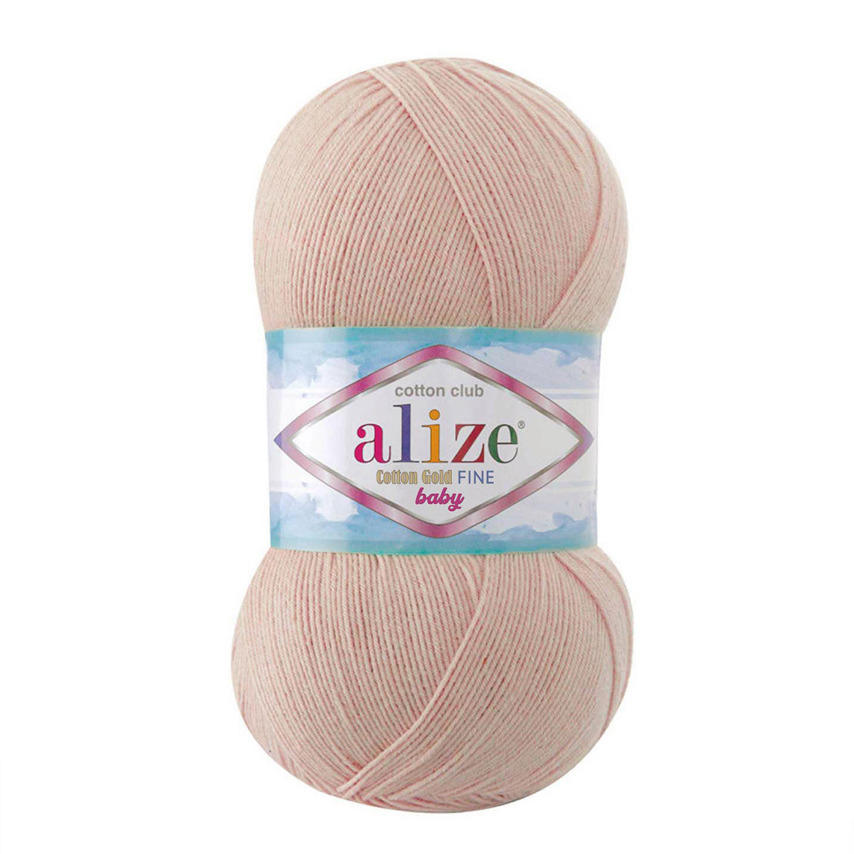 

Пряжа ALIZE Cotton Gold Fine Baby 100г, 470м (хлопок) (161 светло-розовый), 5 мотков, Cotton Gold Fine Baby