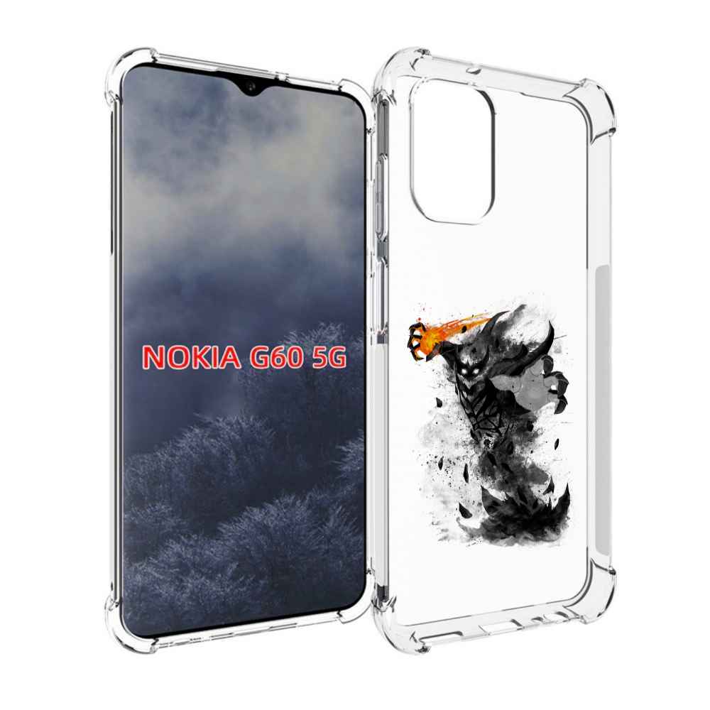 

Чехол MyPads nevermore черно белый для Nokia G60 5G, Прозрачный, Tocco