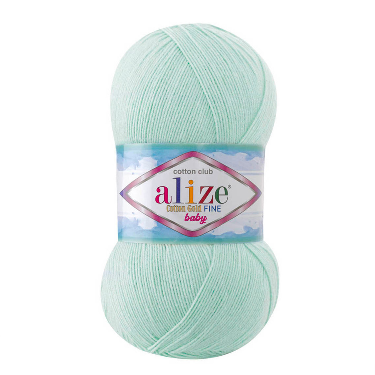 

Пряжа Alize 7733813_00015 Cotton Gold Fine Baby 522 мята, Cotton Gold Fine Baby
