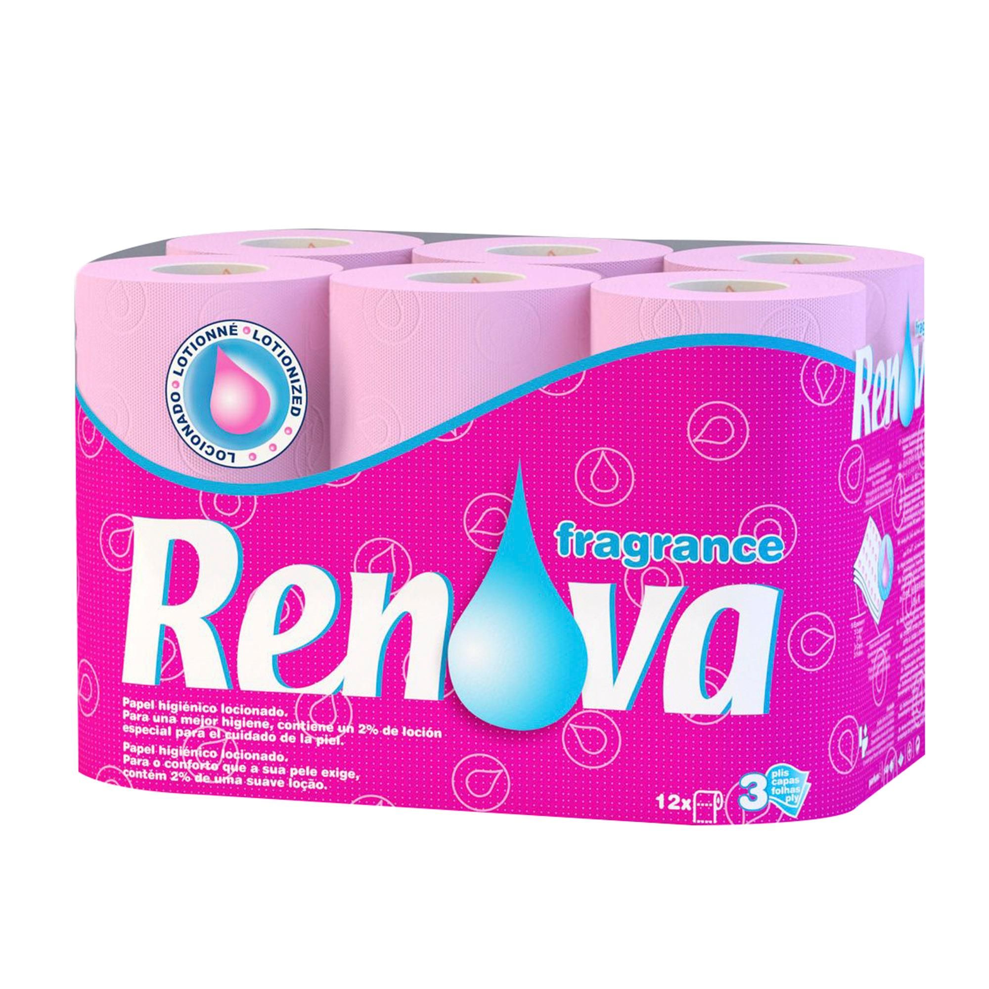 Туалетная бумага Renova Progress Fragrance 12 рулонов