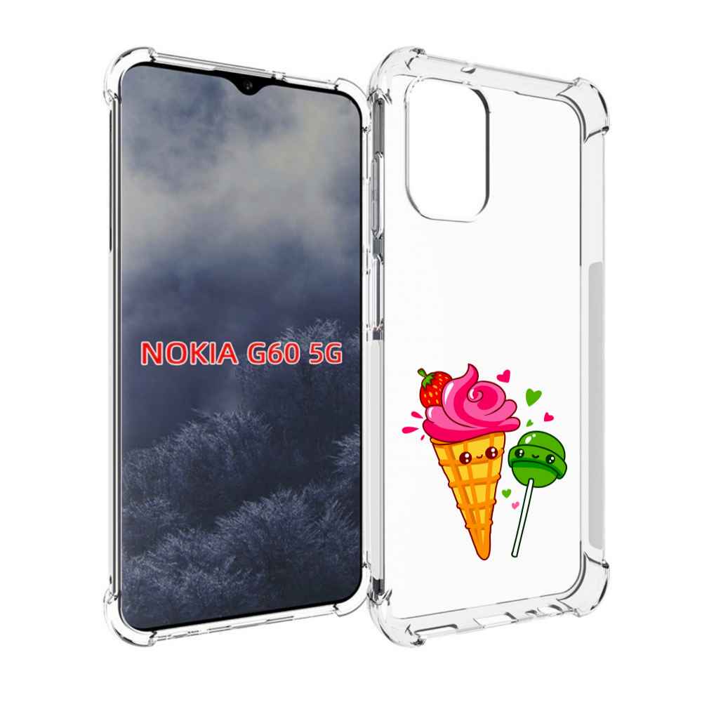

Чехол MyPads Вкусняшки для Nokia G60 5G, Прозрачный, Tocco