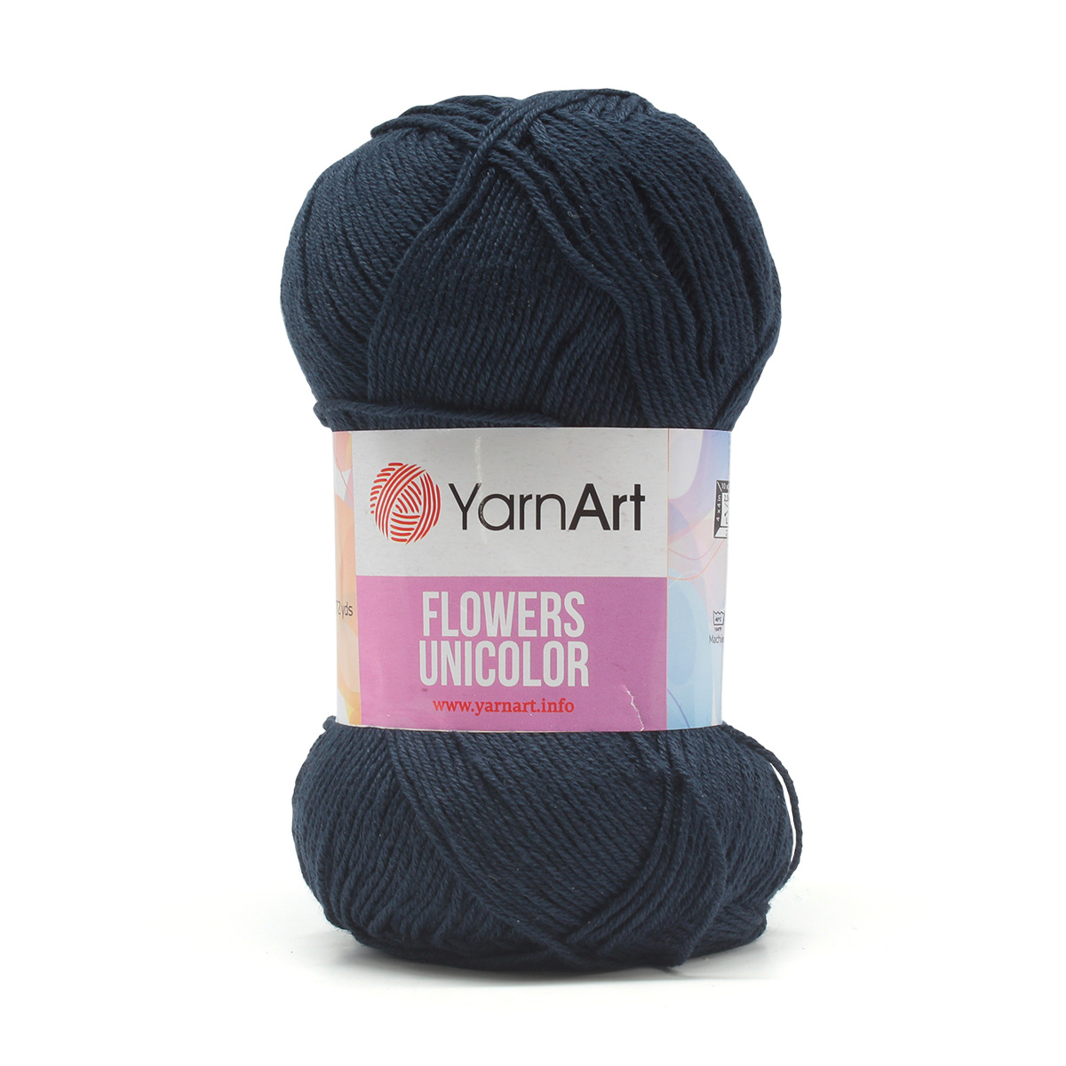 

Пряжа YarnArt 'Flowers Unicolor', 50г, 200м (хлопок, полиакрил) (753 индиго), 5 мотков, Flowers Unicolor