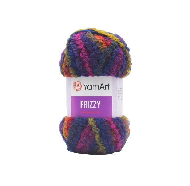 

Пряжа YarnArt Frizzy 150г, 105м (акрил, шерсть, полиэстер) (413), 3 мотка, Фиолетовый, Frizzy
