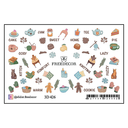 

Слайдер-дизайн Freedecor 3D №426, Разноцветный